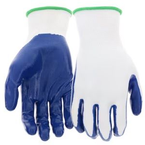 NWT 5 Pair Project Source Multi-Purpose Non-Slip Nitrile Coated Gloves. Size L.
